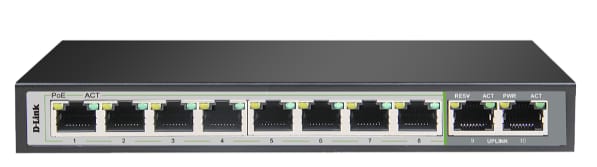 D-Link DGS-F1100-10PS-E/E – 10-Port Long Range Smart PoE+ Switch