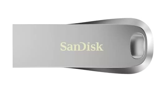 SanDisk Ultra Luxe USB 3.2 Flash Drive series (32GB, 64GB, 128GB, 256GB) alternate view