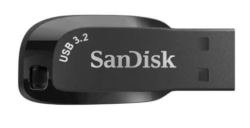 SanDisk Ultra Shift USB 3.2 Gen 1 Flash Drive - 32GB