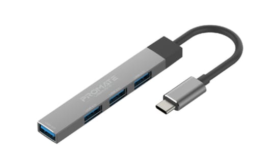 Promate 4-in-1 Multi-Port USB-C Data Hub