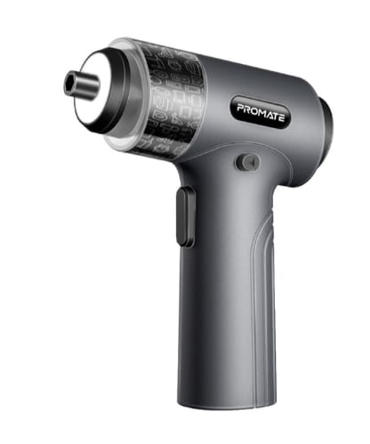 Promate 36-Pieces Wireless Electric Screwdriver Kit with LED Fill Light
