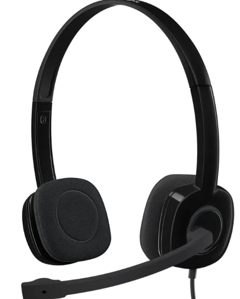 Logitech Stereo Headset H151 (Black, 3.5mm Jack)