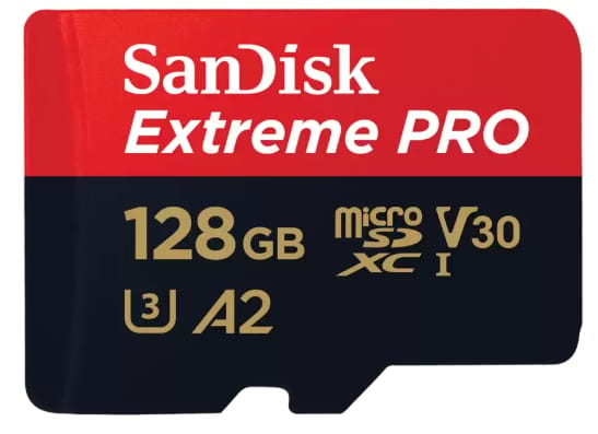 SanDisk Extreme PRO microSD UHS-I Card series (64GB, 128GB & 256GB)