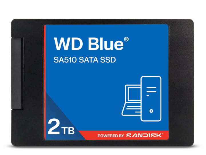 WD Blue SA510 SATA SSD 2.5" — 1TB & 2TB