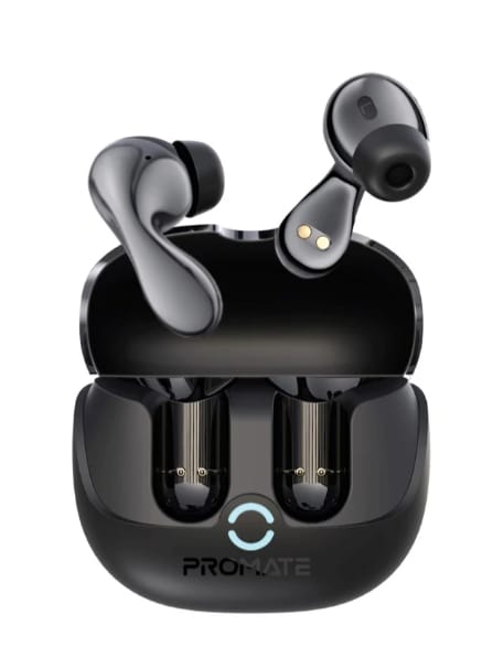 Promate High-Definition Hybrid ANC TWS Earbuds with IntelliTouch