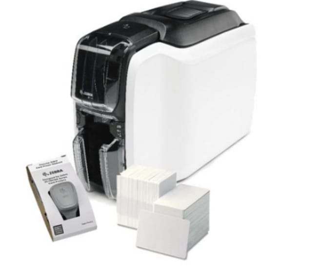 Zebra ZC100 QuikCard – Single-Sided ID Card Printer Starter Kit