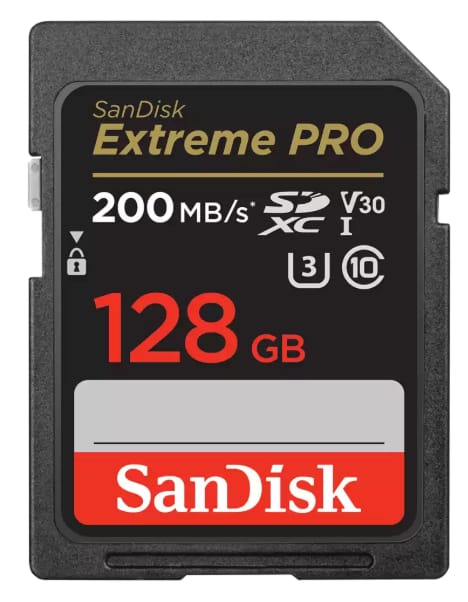 SanDisk Extreme PRO SD UHS-I series (128GB & 256GB)