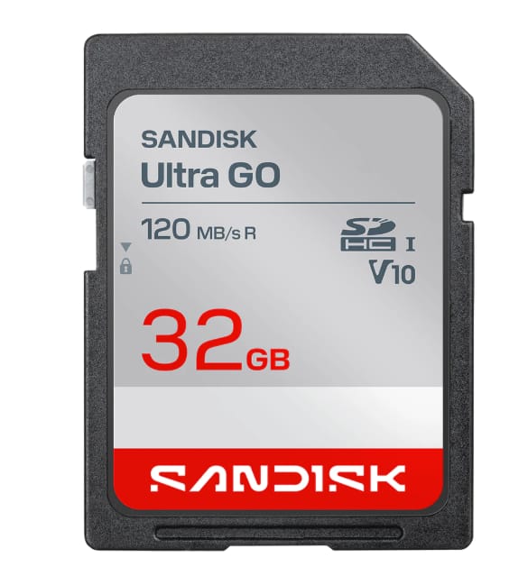 SanDisk Ultra SD UHS-I series (32GB @ 120MB/s & 64GB @ 140MB/s)