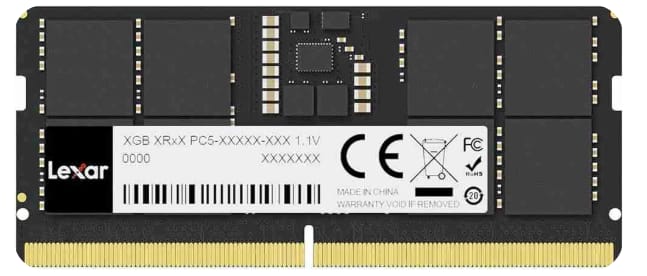 Lexar Laptop RAM DDR5 16GB 5600MHz alternate view