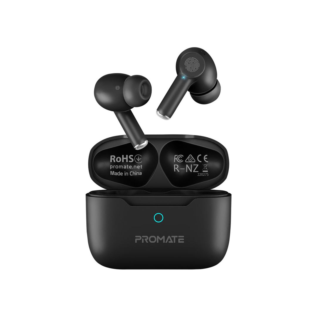 Promate High-Definition ANC TWS Earphones with intellitouch