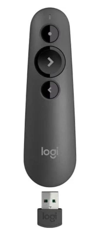 Logitech R500s Laser Presentation Remote – Graphite