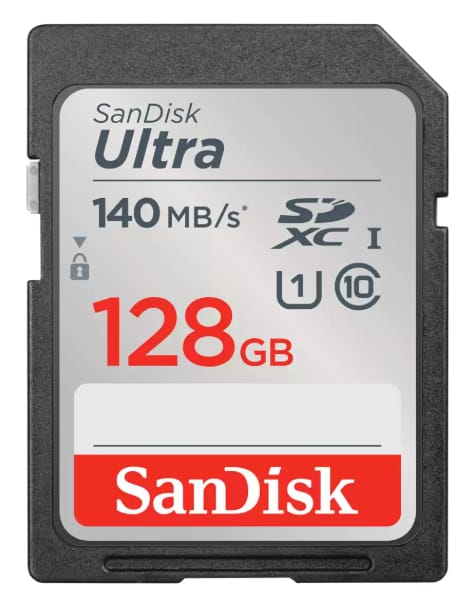 SanDisk 128GB Ultra SDXC UHS-I Memory Card