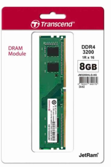 Transcend DDR4 SO-DIMM 3200Mbps Laptop RAM (8GB & 16GB)