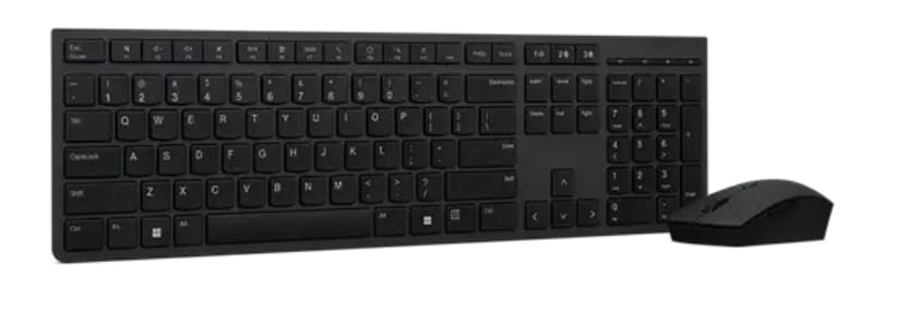 Lenovo Professional Wireless Rechargeable Combo Keyboard and Mouse – UK English (4X31R64350)
