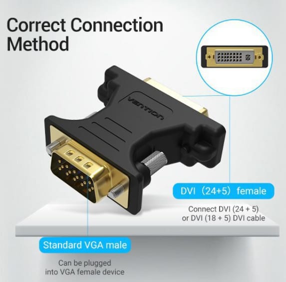 Vention VGA Female to DVI Male Adapter alternate view