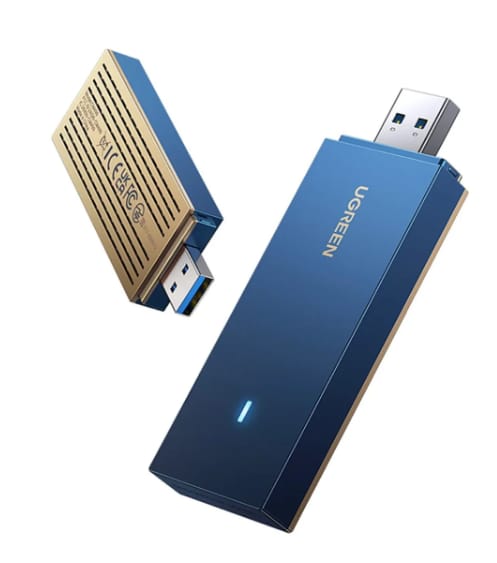 UGREEN AX1800 Dual-Band Wireless USB Adapter (Wi-Fi 6)