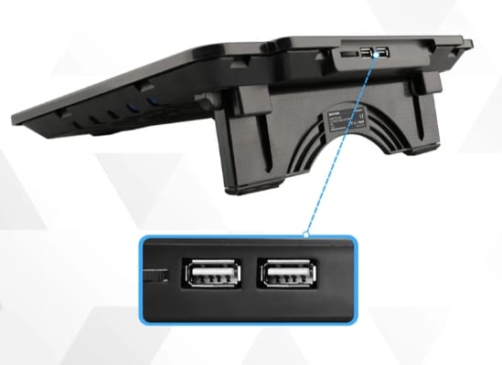 Promate Laptop Cooling Pad with Silent Fan Technology alternate view