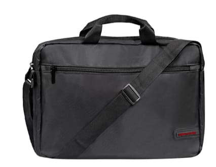 Promate Premium Lightweight Messenger Bag for Laptops up to 15.6” with Front Storage Zipper