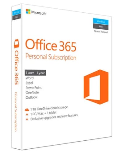 Microsoft 365 Personal – Subscription, 1-Year, Online, Africa Only (ESD)