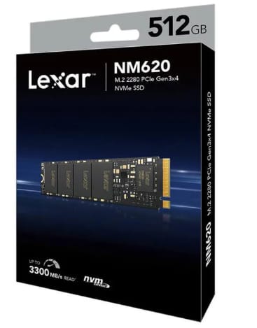 Lexar High-Speed PCIe Gen3 M.2 NVMe SSD (1TB & 512GB) alternate view
