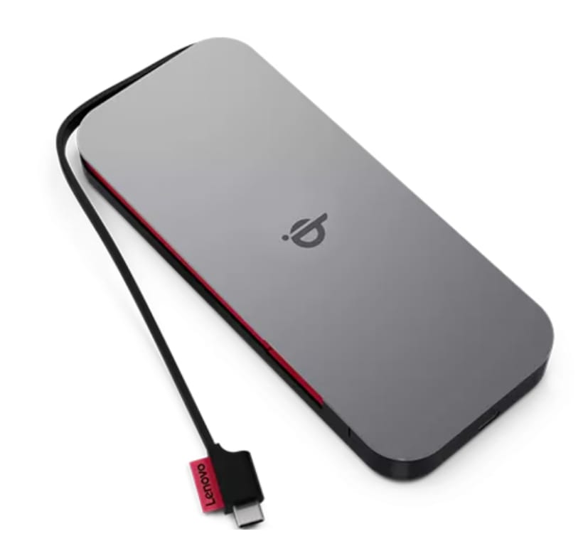 Lenovo Go USB-C Mobile Power Bank (10000mAh + Qi Wireless)