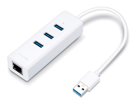 TP-Link USB 3.0 to 3-Port Hub & Gigabit Ethernet Adapter 2 in 1 USB Adapter
