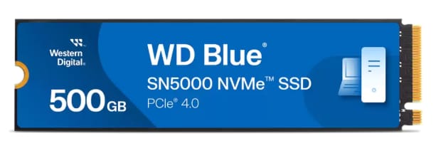WD 500GB Blue SN5000 NVMe Internal SSD