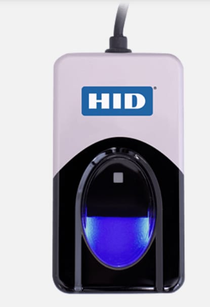 HID DigitalPersona U.are.U 4500 USB Optical Fingerprint Reader