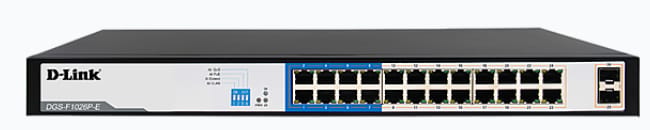 D-Link DGS-F1026P-E – 26-Port Unmanaged Long Range PoE+ Surveillance Switch