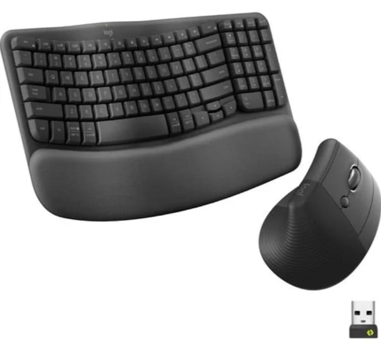 Logitech Wave Keys and Lift Combo Wireless & Bluetooth Keyboard and Mouse Combo