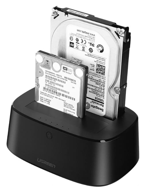 UGREEN USB 3.0 to SATA Dual-Bay Hard Drive Docking Station – CM198