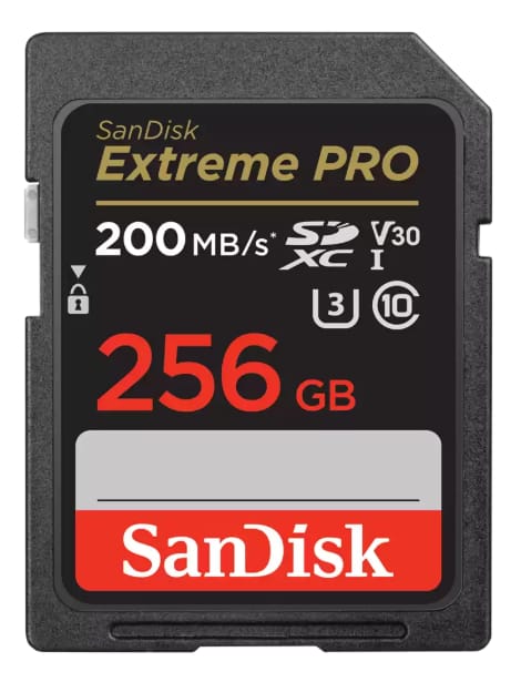 SanDisk Extreme PRO SD UHS-I series (128GB & 256GB) alternate view