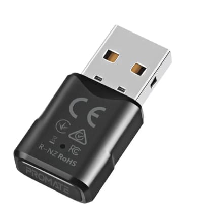 Promate MultiPoint Pairing Bluetooth v5.0 Audio Adapter