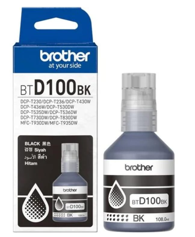 Brother BTD100 Series – Genuine Refill Ink Bottles