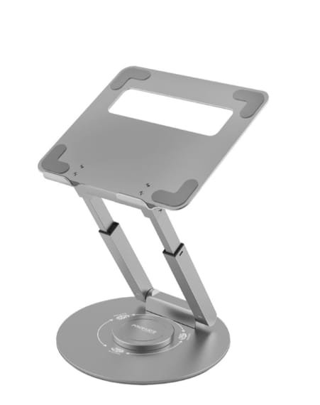 Promate Ergonomic Multi-Level Aluminium Laptop Stand