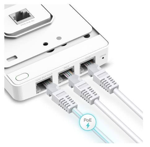 TP-Link Omada AC1200 Wireless MU-MIMO Gigabit Wall-Plate Access Point alternate view