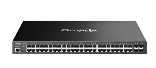 TP-Link Omada SG3452P 52-Port Gigabit L2+ Managed Switch with 48-Port PoE+