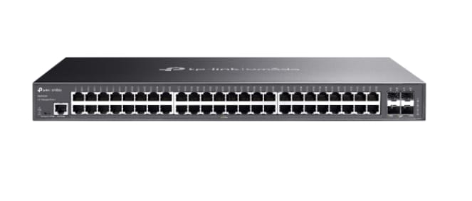 TP-Link Omada SG3452X 48-Port Gigabit L2+ Managed Switch with 4 10GE SFP+ Slots