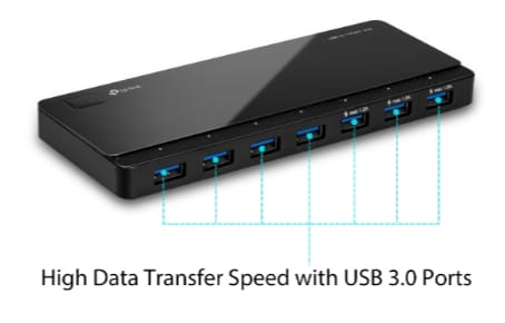 TP-Link USB 3.0 7-Port Hub alternate view