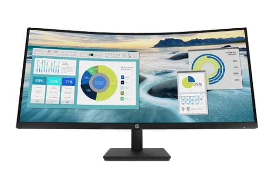 HP P34hc G4 WQHD USB-C Curved Monitor